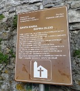 88 Al Santuario di Santa Maria sopra Olcio (661 m)